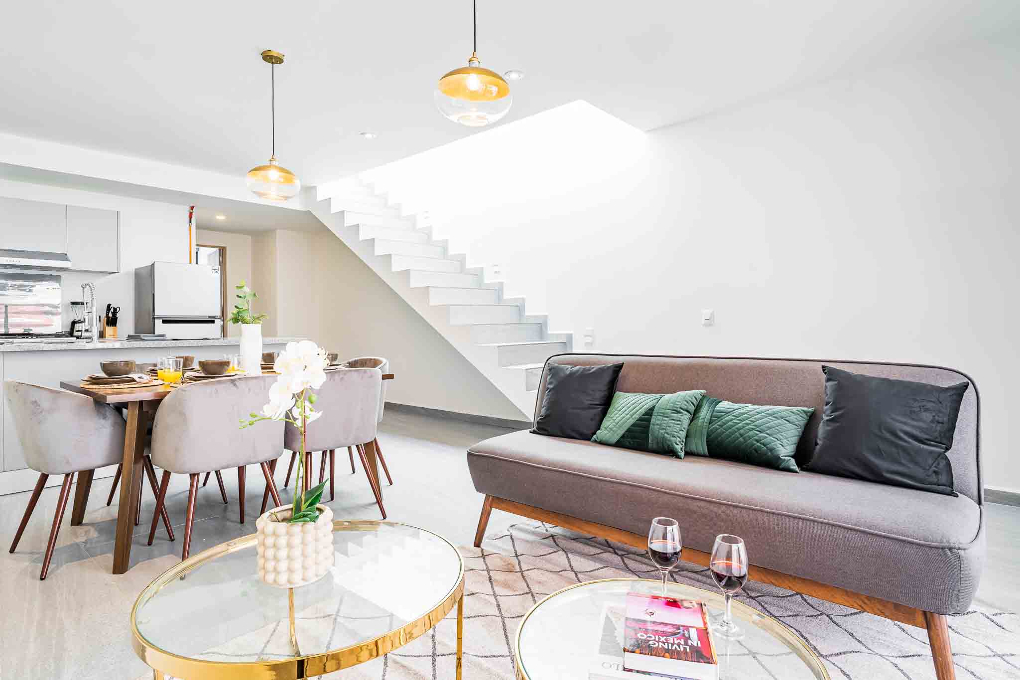 Fotografia inmobiliaria en CDMX, foto de Airbnb en escandon